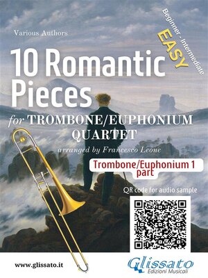 cover image of Part 1 (b.c.) Trombone/Euphonium Quartet "10 Romantic Pieces"